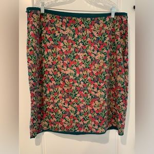 Gudrun Sjoden - reversible knit skirt XL Christmas